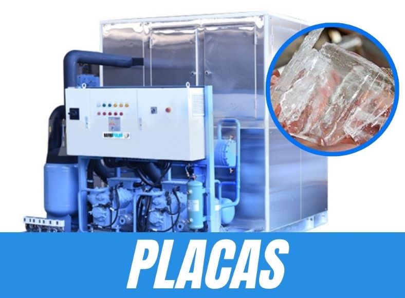 Máquina de hielo placas